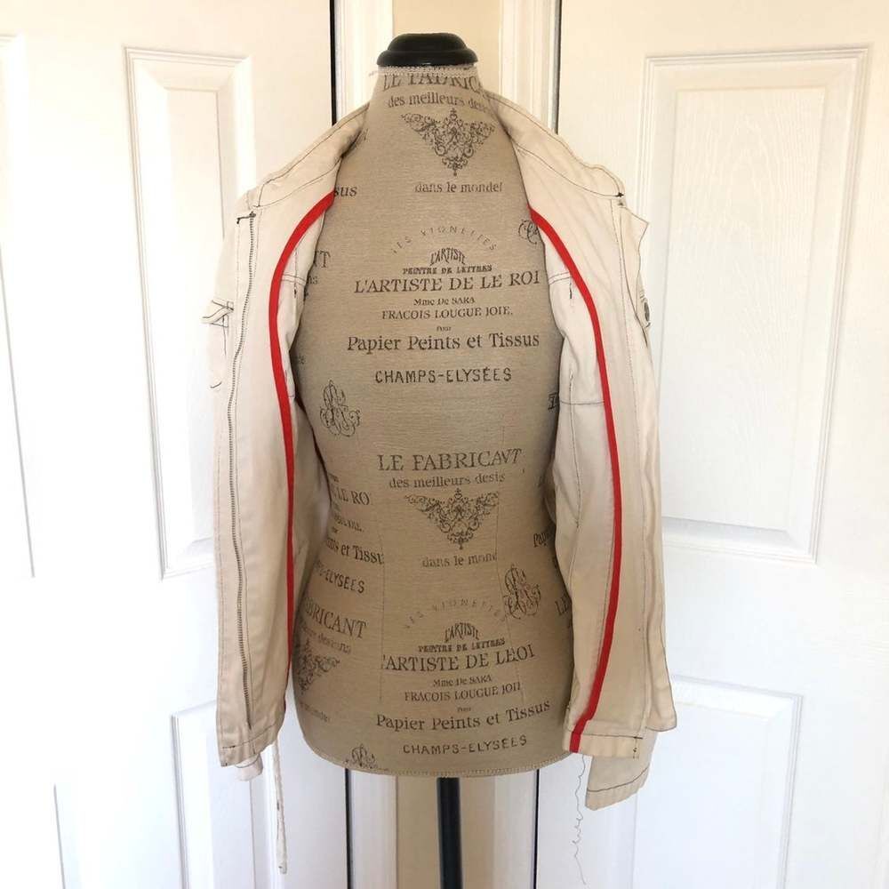 ONLY White Denim Jacket / Coat - Picture 6 of 7